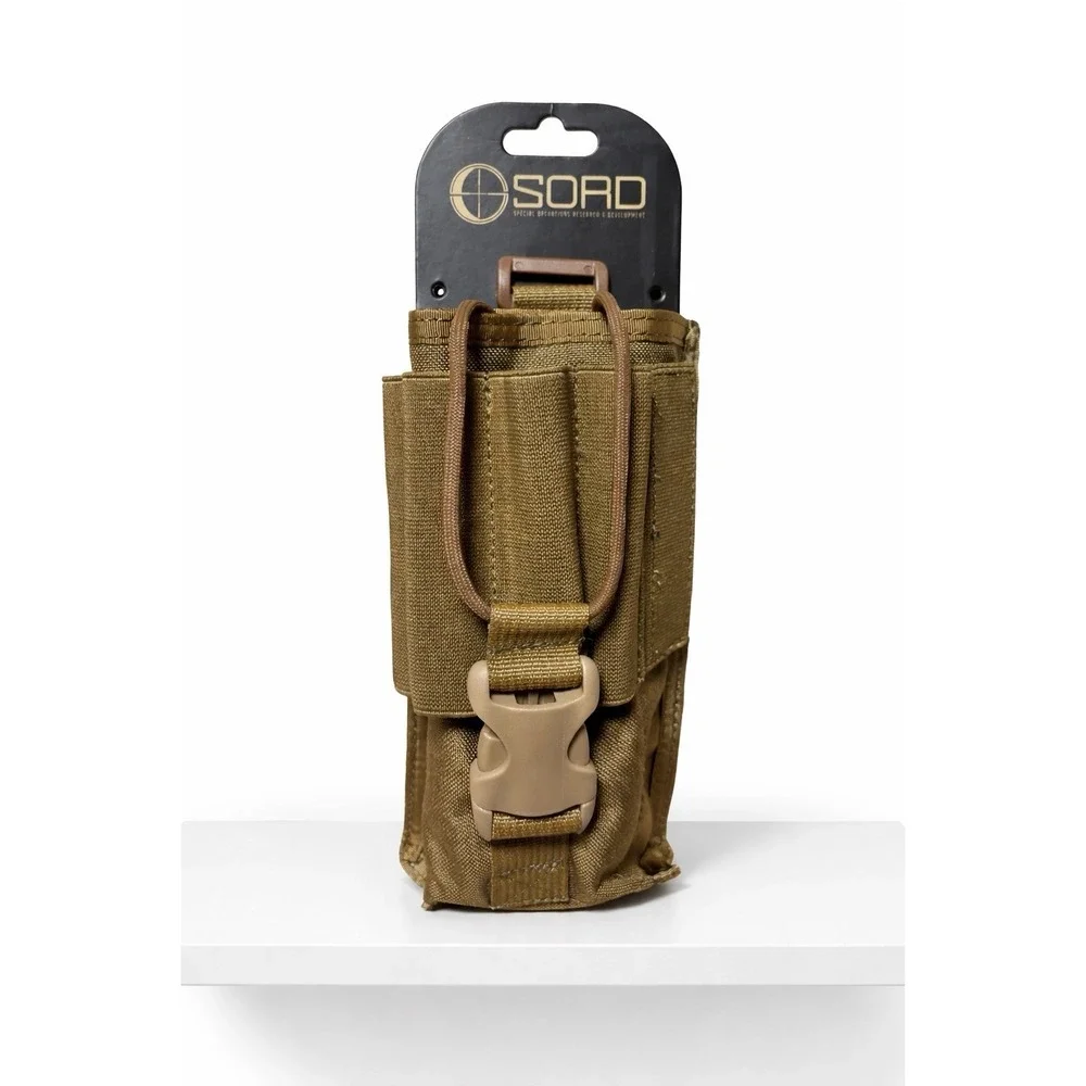 SORD MOLLE Tactical Mag Pouch Coyote Tan Rifle Magazine Holder New - Picture 1 of 6